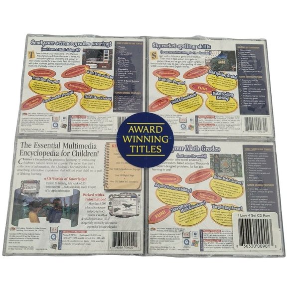 DK INTERACTIVE SET: I Love Spelling, Science &Math/Children's Encyclopedia WIN95 - Picture 2 of 5
